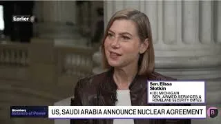Thumbnail: Bloomberg: Slotkin talks about the war in Iran, Saudi Arabia, Crypto and banning Chinese vehicles