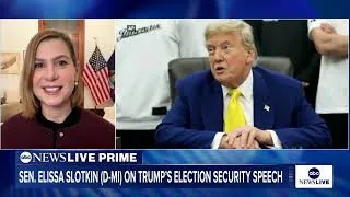 Thumbnail: ABC News: Slotkin talks about Trump tweeting about her and the need for a ceasefire in Lebanon