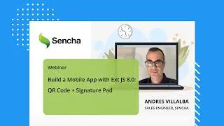 Thumbnail: Build a Mobile App with Ext JS 8 0  QR Code + Signature Pad Live Demo