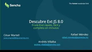 Thumbnail: Explorando Ext JS 8 0  Nuevos Componentes, Mejoras en Grid y Funcionalidades Clave