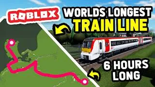 Thumbnail: Attempting The LONGEST TRAIN LINE In Roblox British Railway