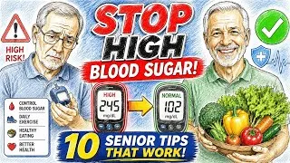 Thumbnail: Stop High Blood Sugar After 60! | 10 Easy Diabetes Tips