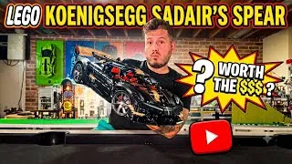 Thumbnail: LEGO Koenigsegg Sadair’s Spear Megacar set #42232 Detailed Review! 