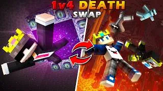 Thumbnail: I Tried Minecraft 1v4 DEATHSWAP Challenge!