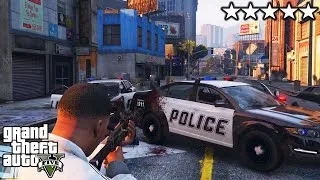 Thumbnail: GTA 5 - First Person Bank Heist  Six Star Escape