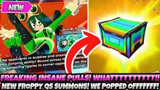 Thumbnail: *FREAKING INSANE PULLS!* New Froppy QS Summons! WE POPPED OFFFFFFFF! (My Hero Ultra Rumble