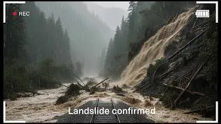 Thumbnail: Drone response to Railway landslide / mudslide