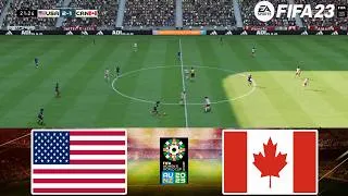Thumbnail: FIFA 23 - USA vs Canada 04/09/2026 - FIFA Women's World Cup 2023 - Gameplay PS | Full Match