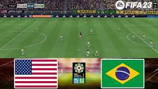 Thumbnail: FIFA 23 - USA vs Brazil 01/09/2026 - FIFA Women's World Cup 2023 - Gameplay PS | Full Match