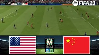Thumbnail: FIFA 23 - USA vs China 29/08/2026 - FIFA Women's World Cup 2023 - Gameplay PS5
