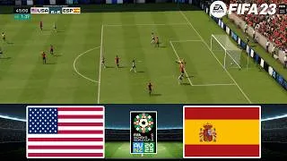 Thumbnail: FIFA 23 - USA vs Spain 26/08/2026 - FIFA Women's World Cup 2023 - Gameplay PS5