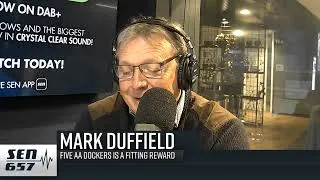 Thumbnail: "Significantly for the Dockers the blokes in the team will shape their bid for first flag."