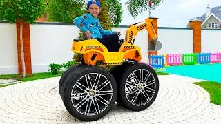 Thumbnail: Senya Rescues Cars with Big Wheels and Tanks