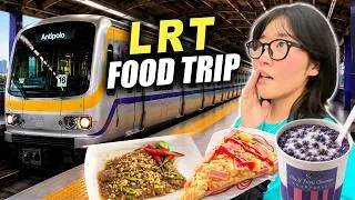 Thumbnail: Sisig and Champorado at LRT Stations?! (I Tried 12 Foods)