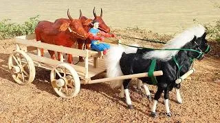 Thumbnail: Popsicle Stick Horse Cart | Traditional Farm Cart DIY