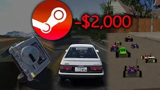 Thumbnail: Exploring 250 Racing Games on Steam ‌ ‌ ‌ [Part A]