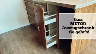 Thumbnail: Ikea Metod Auszugschrank 60 x 30cm selber bauen! #diy #metod #ikea #kitchen