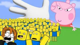 Thumbnail: 1 Peppa vs 99 Roblox Animation