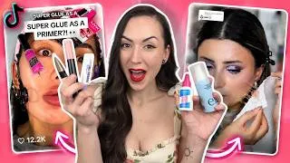 Thumbnail: I Tried A VINTAGE Makeup Look With VIRAL Drugstore Products!