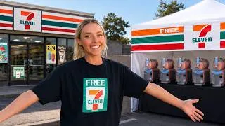 Thumbnail: I Built a Free 7-Eleven Next to a Real 7-Eleven