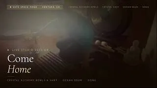 Thumbnail: Live Sound Bath: Safe Space Yoga Crystal Alchemy Bowls, Crystal Harp, Ocean Drum & Gong Ventura, CA