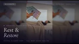Thumbnail: Sound Healing Frequencies to aid in sleep, stress management and wellbeing.