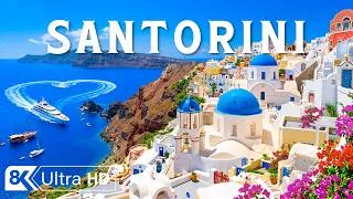 Thumbnail: Santorini 4K Drone Footage | Blue Domes, White Cliffs & Aegean Sea Views