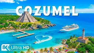 Thumbnail: Cozumel 8K Aerial 🇲🇽 | Coral Reefs, Turquoise Waters & Caribbean Paradise