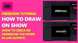 Thumbnail: How To Draw On Show In FreeShow Worship Software (TAGALOG)