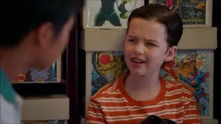 Thumbnail: Young Sheldon Reads His First Comic Book And Overcomes His Fear Of Choking