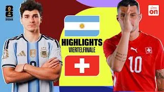 Thumbnail: Argentinien vs. Schweiz: HIGHLIGHTS - VAR entlarvt Schwalbe! | FIFA WM 2026 - Viertelfinale