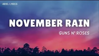 Thumbnail: 🅰 November Rain | Guns N' Roses | Lyrics