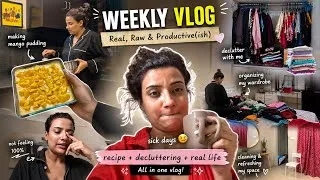 Thumbnail: Decluttering My Cupboard | Making Mango🥭 Pudding | Not Feeling 100% 