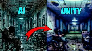 Thumbnail: I Used the Best AI 3d Model Generator to Make a Unity HORROR Scene
