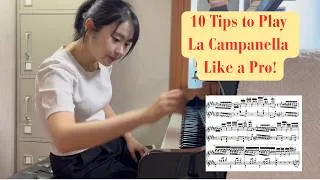 Thumbnail: 10 Tips to Play La Campanella Like a Pro!
