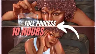 Thumbnail: 10 Hours of Digital Painting in 12 Minutes | Clip Studio Paint Timelapse