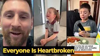 Thumbnail: This Lil’ Fan Can’t Stop Crying After Messi Announced His Retirement 😭
