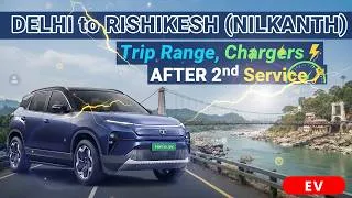 Thumbnail: Tata Harrier EV: Delhi to Rishikesh (Nilkanth) Test! ⚡ Range After 2nd Service?