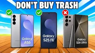 Thumbnail: The ONLY 5 Samsung Phones Actually Worth Buying in 2026