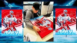 Thumbnail: JAKUB DOBES  ⭐ Montreal Canadiens Rookie Star of the Stanley Cup Playoffs ⭐ SEVIGNY SPORTS ART