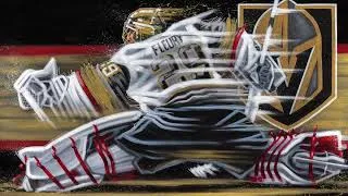 Thumbnail: The Best in Las Vegas = Marc-Andre Fleury - Sevigny Art - Golden Knights Las Vegas - FANATICS