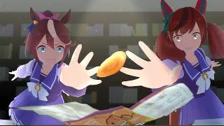Thumbnail: Teio and Nature fight over a chip