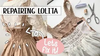 Thumbnail: Repairing Lolita | Replacing Shirring In A Brand Lolita Dress