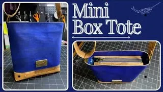 Thumbnail: Looking for a fun, summer sew? Check out the Mini Box Tote! Full video available + PDF & SVG files!