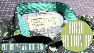 Thumbnail: Chatty Sewing VLOG - Making the Birch Button Up Collared Shirt