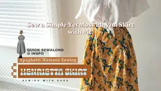 Thumbnail: [Quick Sewalong] Romantic Vintage Silhouette: The Henrietta Skirt - Spagetti Western Sewing