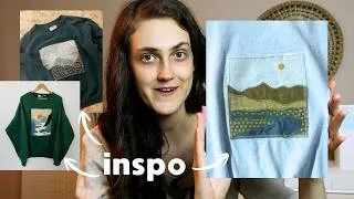 Thumbnail: Covering up stains with Landscape Appliqué
