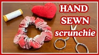 Thumbnail: EASY HAND-SEWING PROJECT: Sewing a hair scrunchie without a sewing machine!