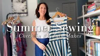 Thumbnail: What I've Been Sewing This Summer | Self-Drafted Dresses & July Makes