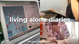 Thumbnail: living alone/dorm diaries ep 2🌷 - first week of second semester 💌